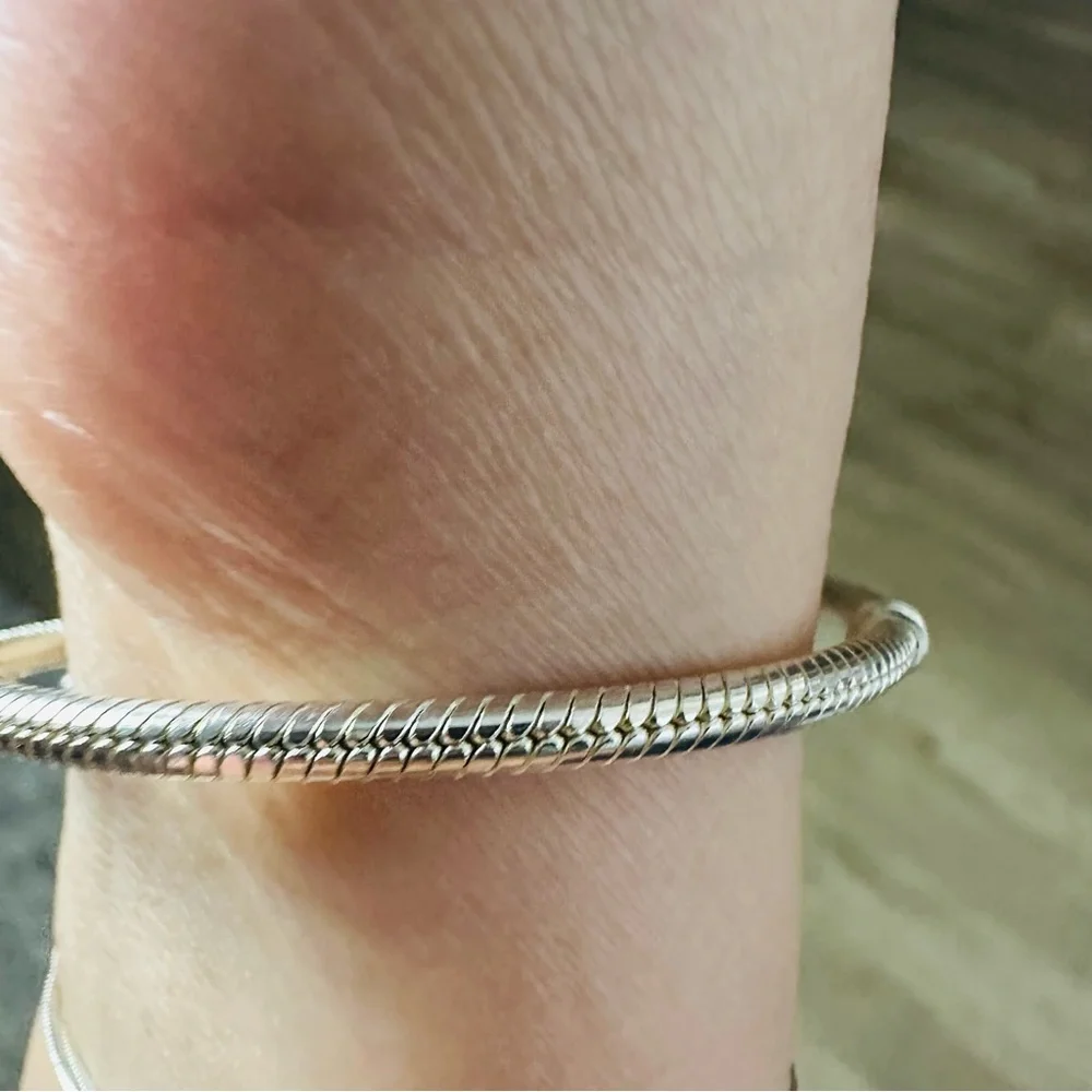 Sterling Silver 925 Pandora 7.0” Heart Bracelet Solid Brand New - Picture 5 of 8